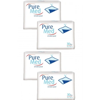 PUREMED Hasta Yatak Koruyucu 90x180 4 Paket 120 Adet- Sişaum