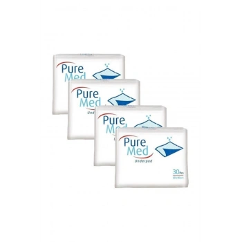 PUREMED Köpek Çiş Pedi-Hasta Altı Koruyucu Bez 60x90 30lu(120 Adet)