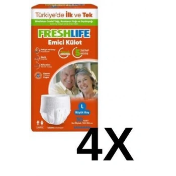 Freshlife Hasta bezi Emici külot 30x4 adet L
