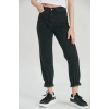Kadın Füme Mom Jeans Püsküllü Lastik Paça