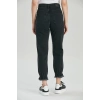 Kadın Füme Mom Jeans Püsküllü Lastik Paça