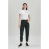 Kadın Siyah Yüksek Bel Mom Jeans