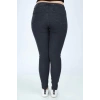 Kadın Büyük Beden Skinny Jeans Koyu Gri