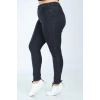 Kadın Büyük Beden Skinny Jeans Koyu Gri
