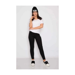 Kadın Skinny Fit Yüksek Bel Jeans Solmayan Siyah