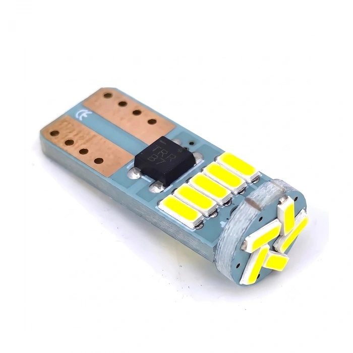 24V 15 Ledli Dipsiz T10 Park Ampulü Beyaz Işık (2 Adet)