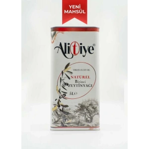 Alitiye Naturel Birinci Zeytinyağı - Soğuk Sıkım - Erken Hasat - Yeni Sezon - 2 Asit (5000ml)