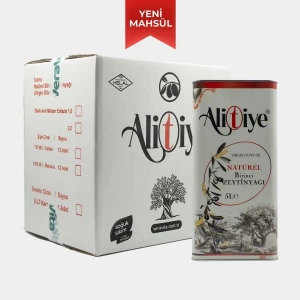Alitiye Naturel Birinci Zeytinyağı - Soğuk Sıkım - Erken Hasat - Yeni Sezon - 2 Asit (5000ml)x4 ADET 1 KOLİ