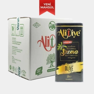 Alitiye Naturel Sızma Zeytinyağı - Soğuk Sıkım - Erken Hasat - Yeni Sezon - 0,8 Asit (5000ml)x4 ADET 1 KOLİ