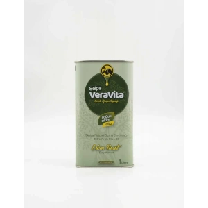 Selpa Veravita Naturel Sızma Zeytinyağı - Soğuk Sıkım - Erken Hasat - Yeni Sezon - 0,8 Asit (1000ml)