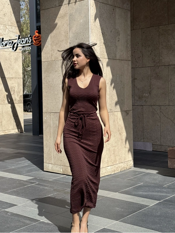 Valen Bağlamalı Midi Etek Takım