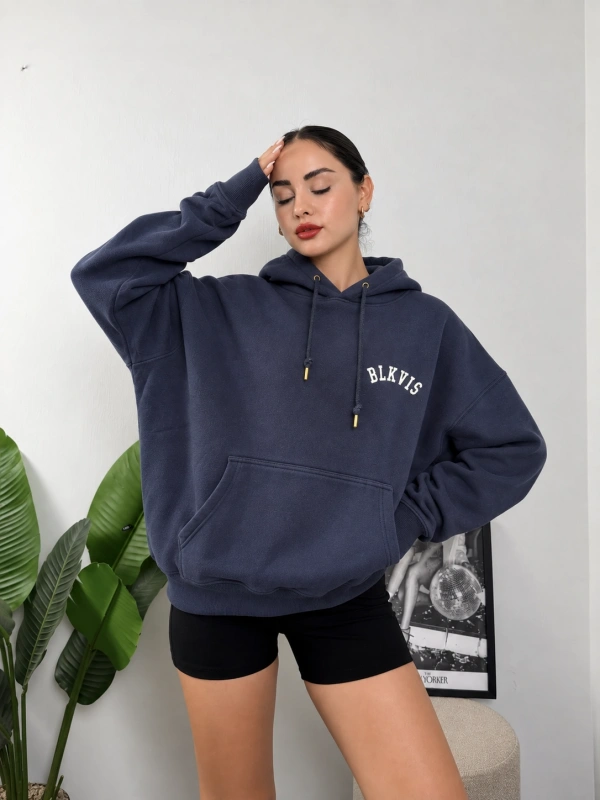 BLKVIS Varsity Oversize Hoodie Sweat