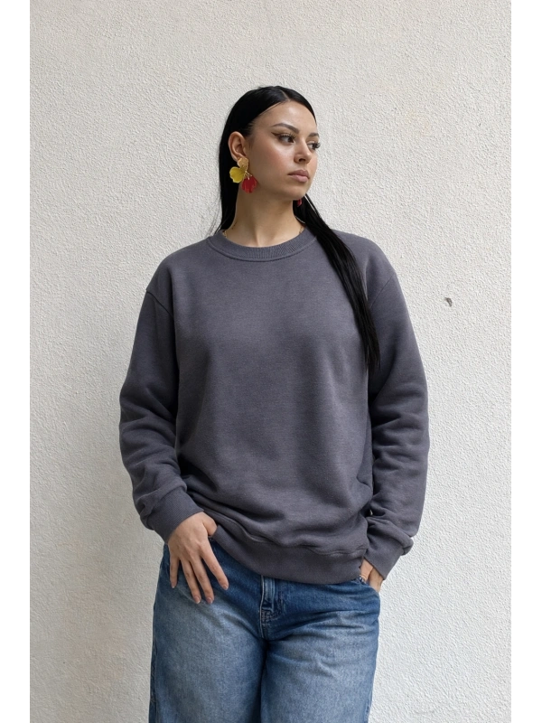 Antrasit Unisex Orj.Marka Sweat