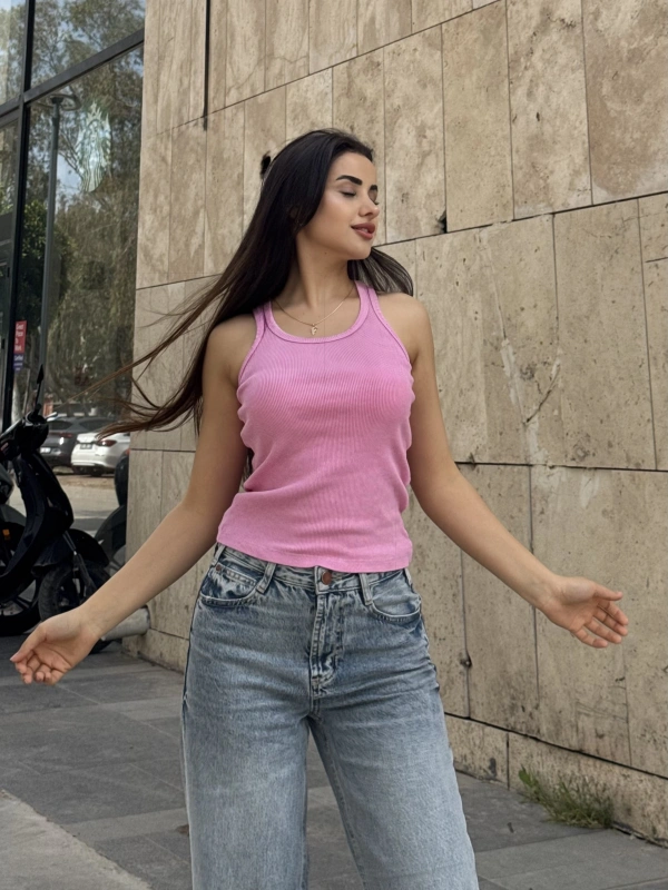 Brshk Pembe Halter Croptop