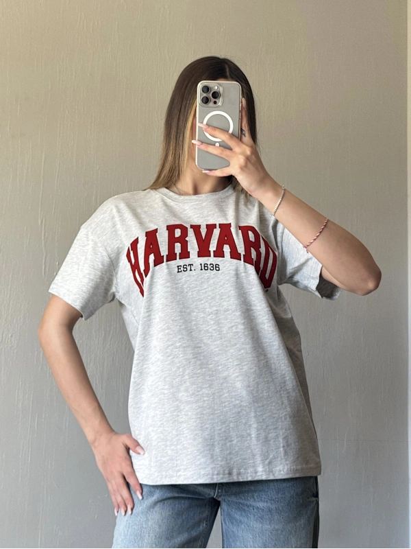 Harvard Gri Melanj Unisex Tshirt