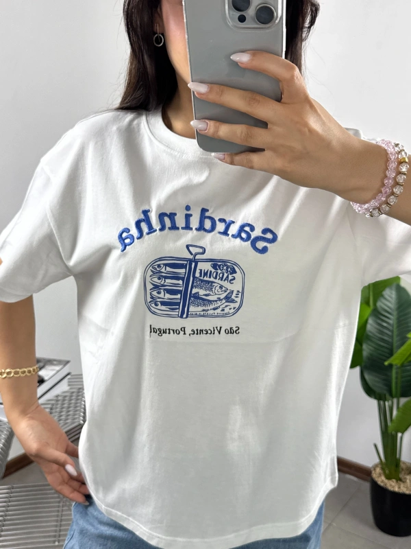 HMOrj Marka Sardinha Oversize Tshirt