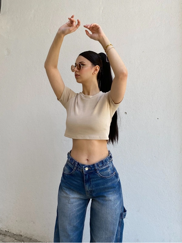 Krem Basic Brshk Croptop