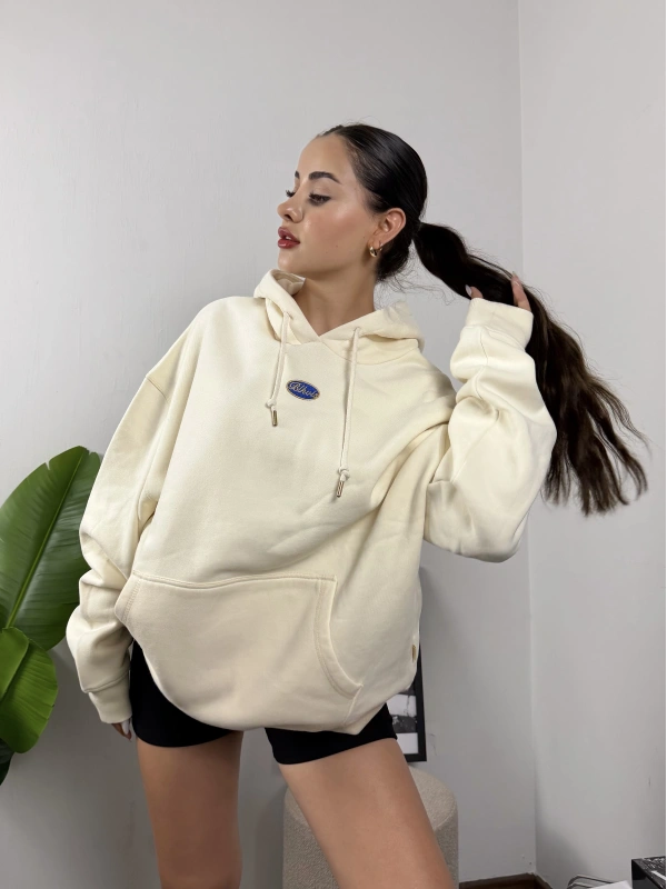 Krem Blkvis Oversize Hoddie Sweat