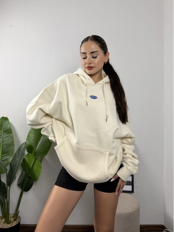 Krem Blkvis Oversize Hoddie Sweat