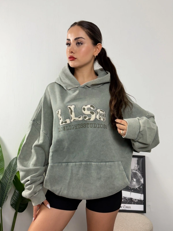 LLS Camo Oversize Hoddie Sweat