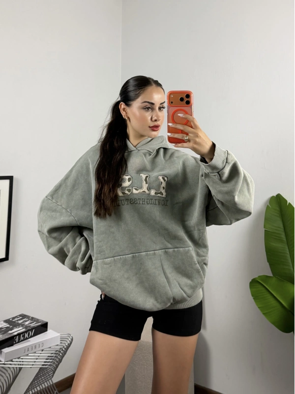 LLS Camo Oversize Hoddie Sweat