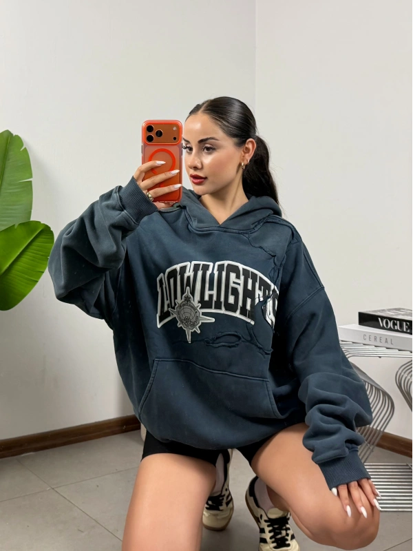 Low Lights Oversize Hoddie Sweat