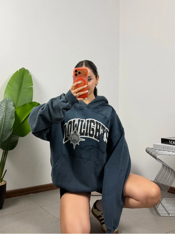Low Lights Oversize Hoddie Sweat