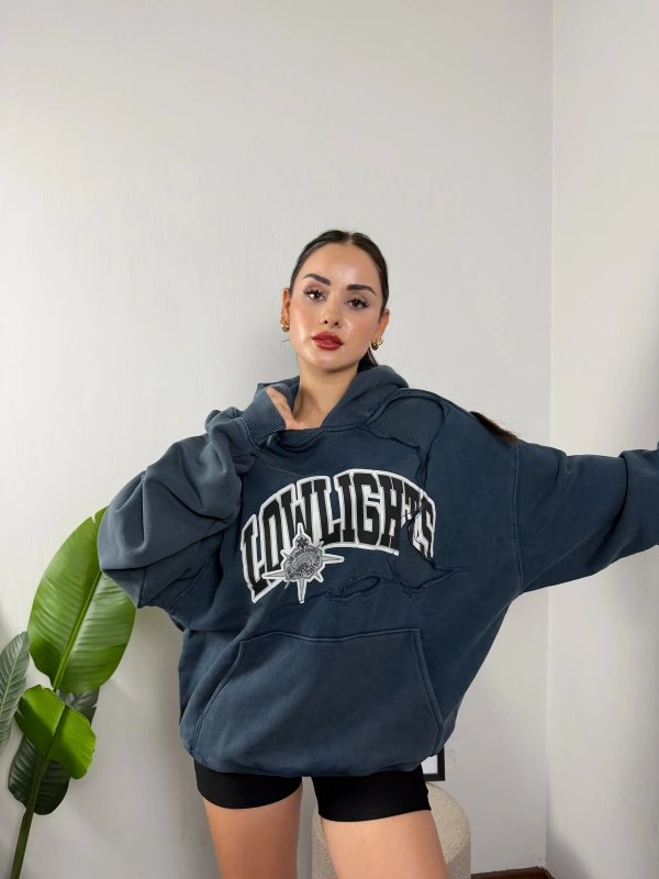 Low Lights Oversize Hoddie Sweat