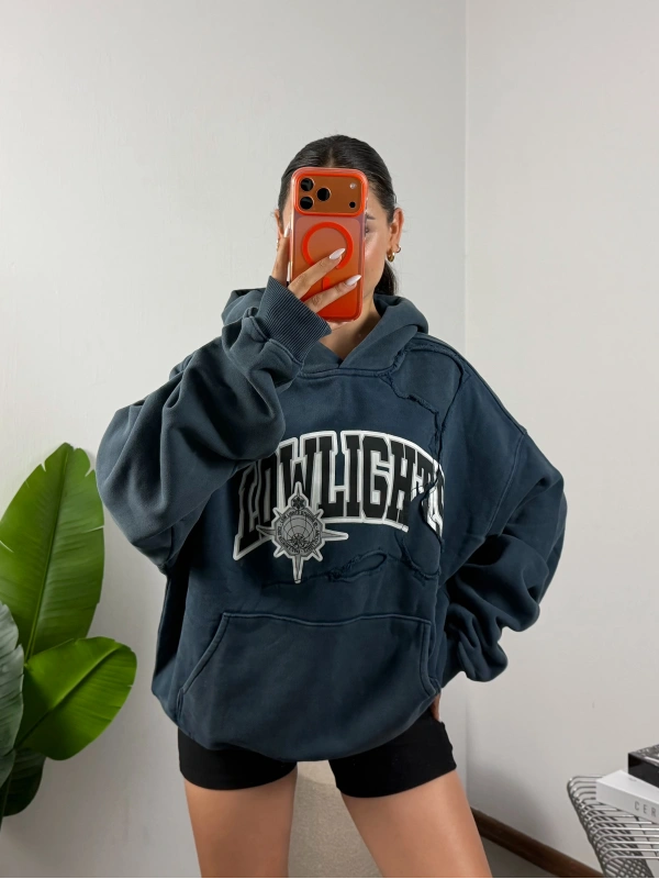 Low Lights Oversize Hoddie Sweat