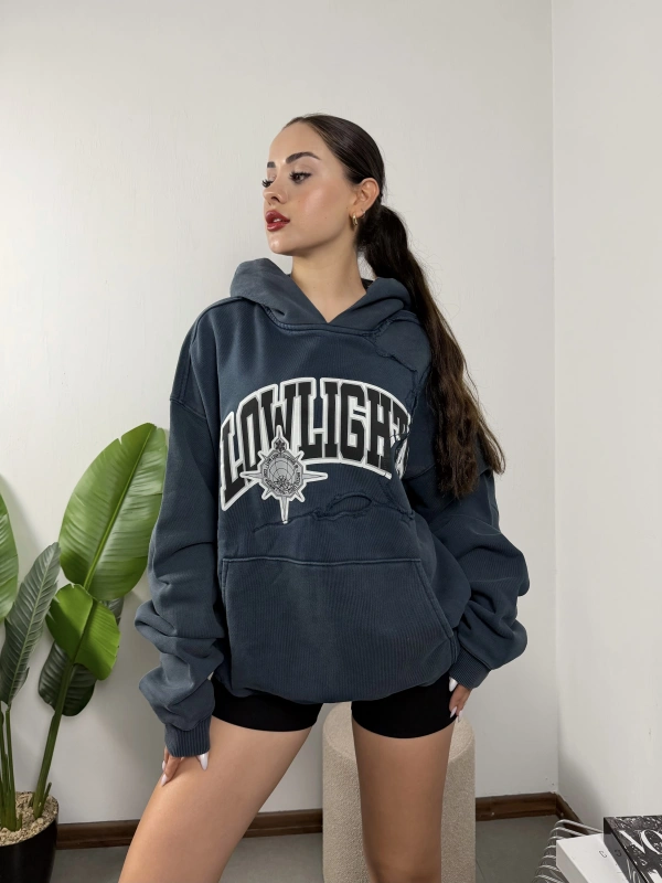 Low Lights Oversize Hoddie Sweat