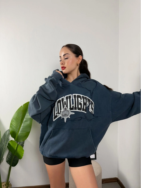 Low Lights Oversize Hoddie Sweat