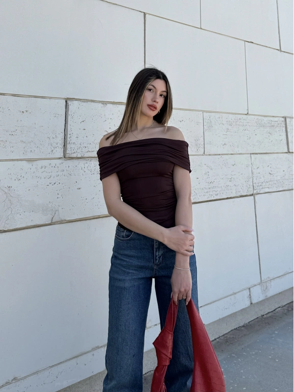 Minimal Chic Kahve Bluz