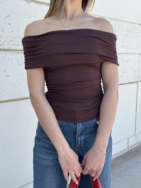 Minimal Chic Kahve Bluz