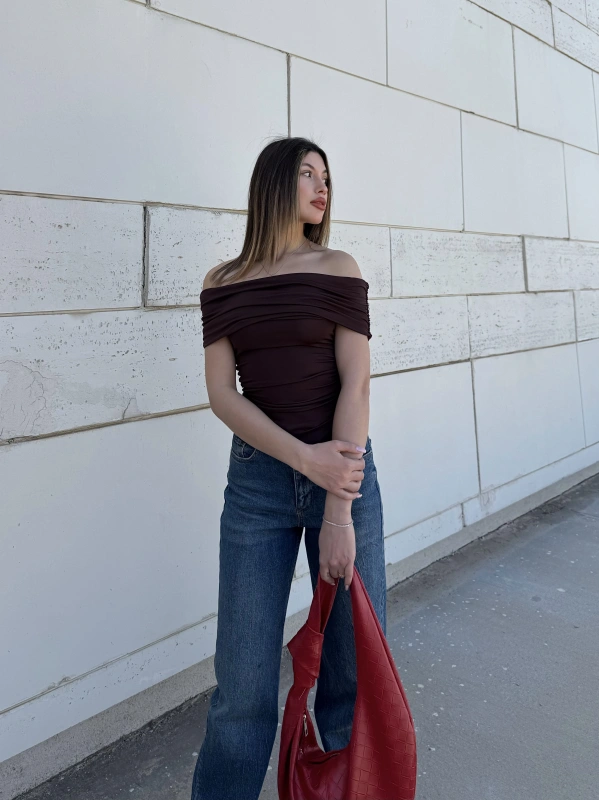 Minimal Chic Kahve Bluz