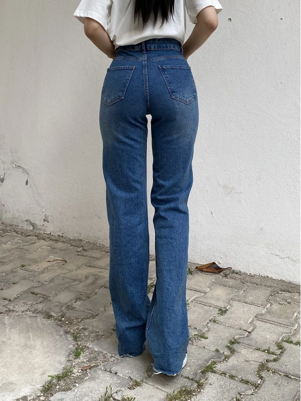 Orj.Marka ZR Koyu Fleir Jean