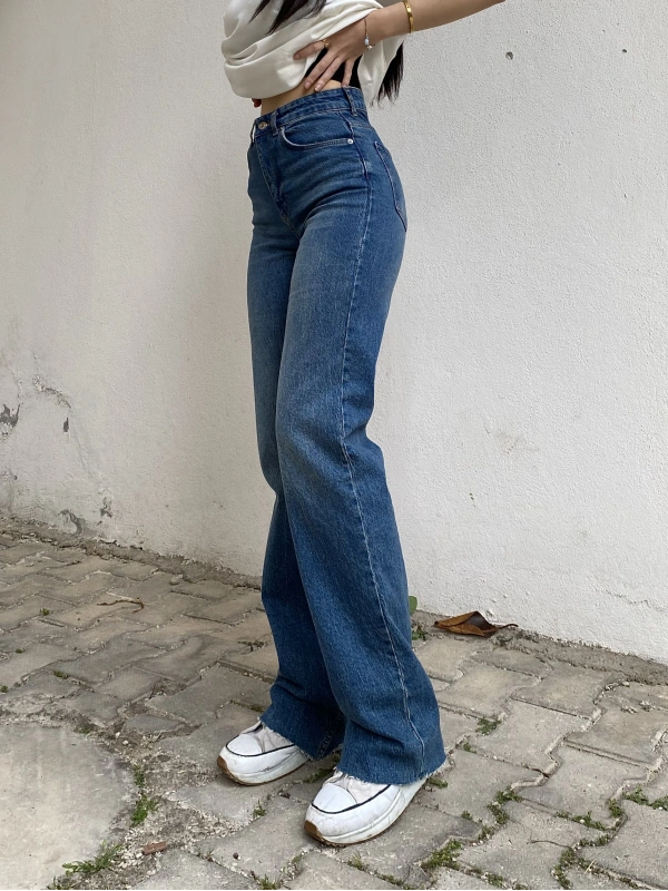 Orj.Marka ZR Koyu Fleir Jean