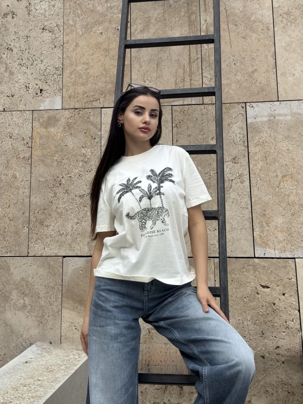 Paradise Beach Orj Marka Tshirt