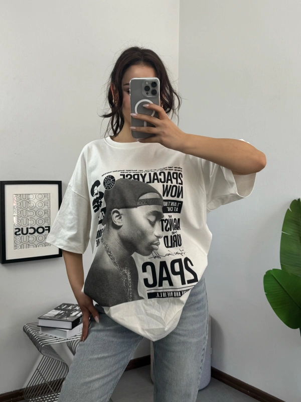 PB Tupac Unisex Oversize Tshirt
