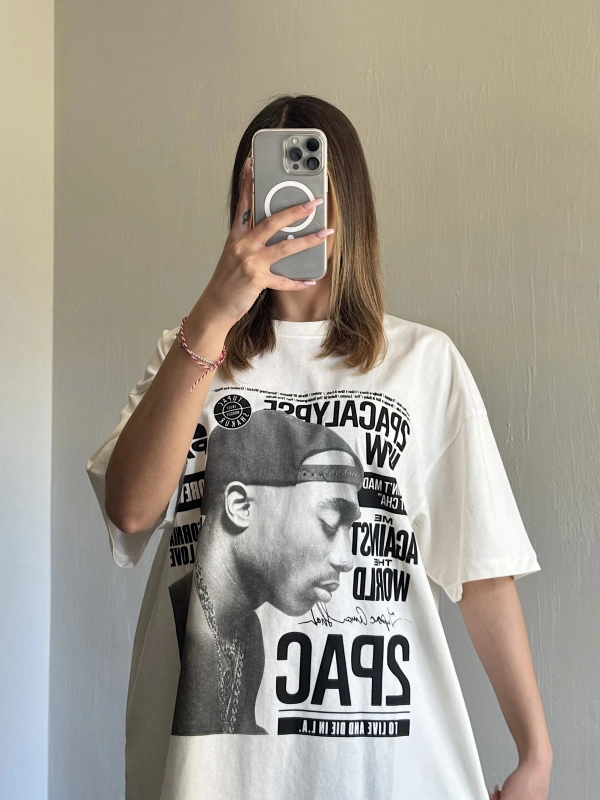 PB Tupac Unisex Oversize Tshirt