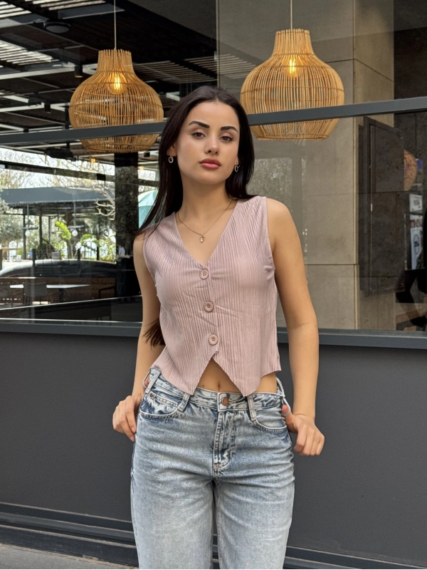 Soft Touch Crop Yelek