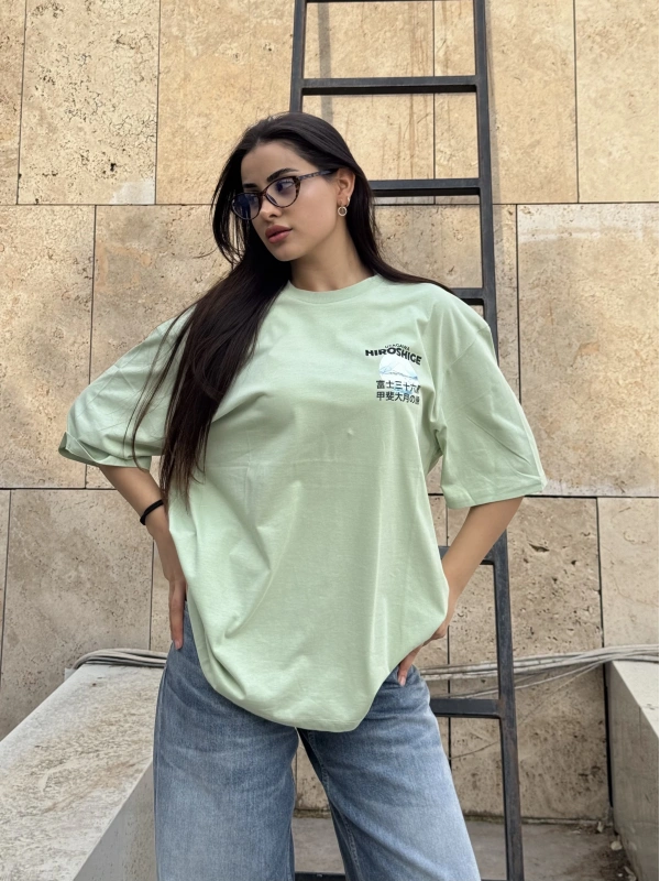 Utagawa Hiroshige Unisex Oversize Tshirt