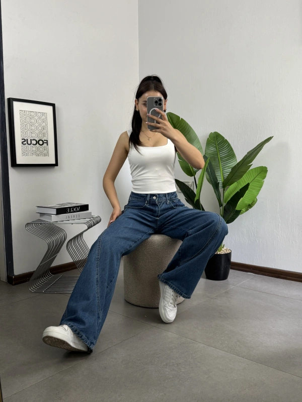 V-Shape Mavi Line Up Jean