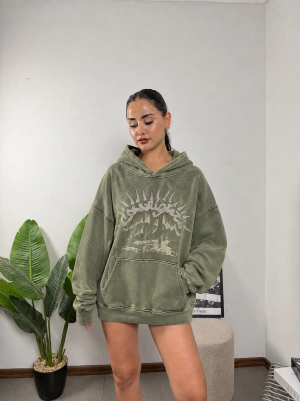 Vintage Sun Oversize Unisex Hoddie Sweat