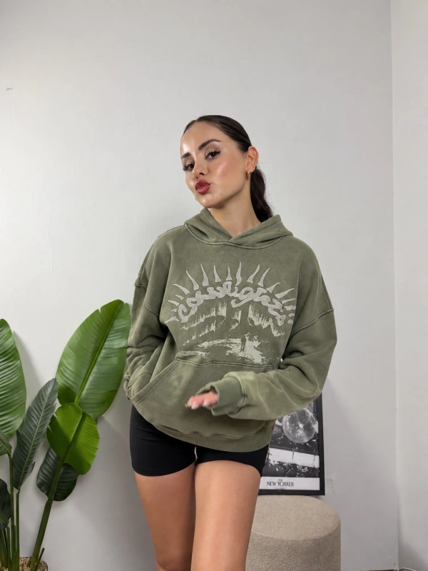 Vintage Sun Oversize Unisex Hoddie Sweat