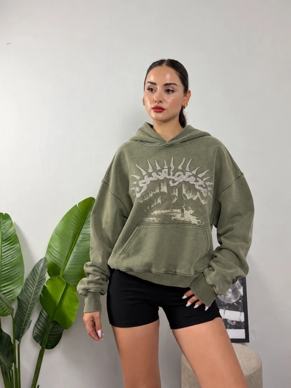 Vintage Sun Oversize Unisex Hoddie Sweat