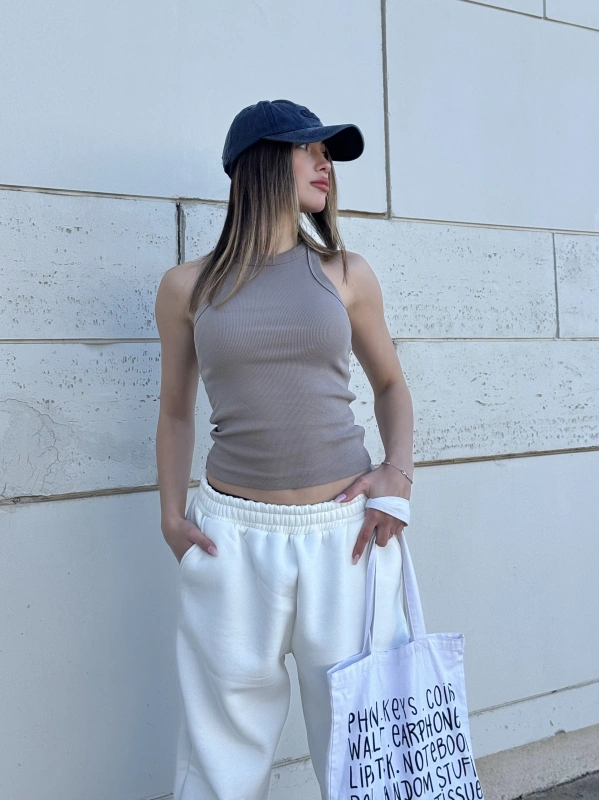 ZR Halter Yaka Slim Fit Atlet Vizon