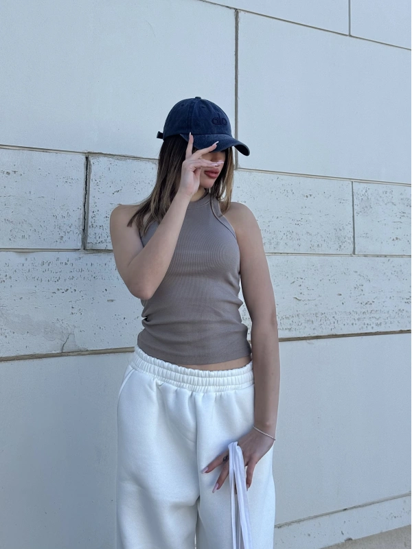 ZR Halter Yaka Slim Fit Atlet Vizon