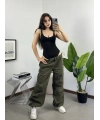 Ayarlanabilir Askılı Fit Bodysuit Siyah
