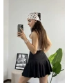 Oysh Orj Marka Şort Etek Siyah