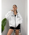 Studio Sanctuaire Oversize Fermuarlı Hoodie Sweat